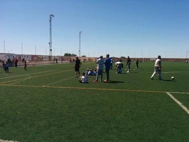 Diada de futbol a Ses Salines