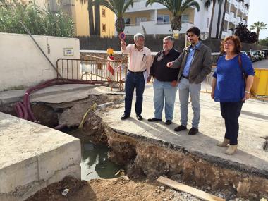 ​L'Ajuntament inverteix més de 500.000 € en millores de la xarxa de pluvials i l'embelliment de zones comunes subvencionats pel Consell de Mallorca