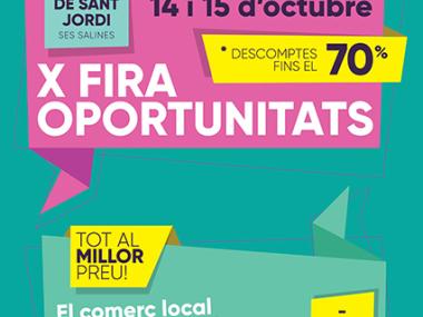 Arriba la X Fira d'Oportunitats de la Colònia de Sant Jordi