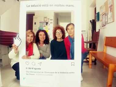 Des de #SesSalines i la #Colònia tot el nostre suport a la lluita contra la violència masclista