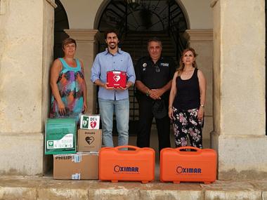 Ses Salines es converteix en municipi cardioprotegit adherit a la Cadena de Supervivència
