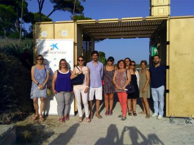 Ses Salines es converteix en el primer municipi del món en instal·lar un 'Hi Sun point' a la platja del Port de la Colònia de Sant Jordi.