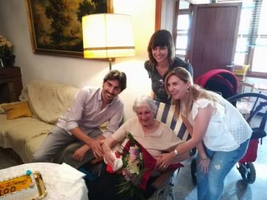 La colonièra Margalida Gibard celebra els 100 anys	