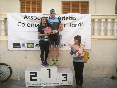 Fotos del III Duatló Sud Colònia de Sant Jordi celebrat avui amb la participació de 136 atletes