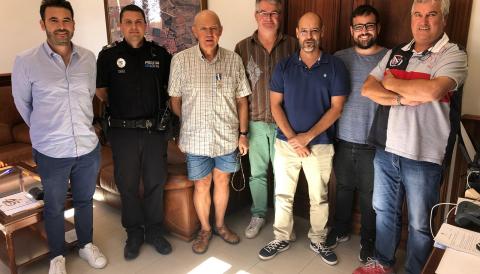 Oficial de la Policia Local, Sebastián Fernández
