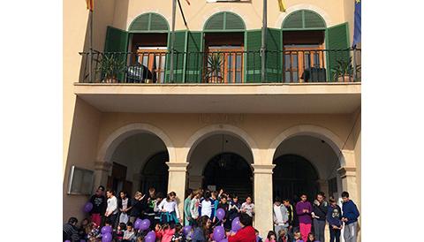 Fotos del Dia Internacional Contra la Violència de Gènere a ses Salines	