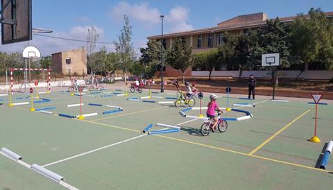 Jornada d'Educació Vial per a escolars a ses Salines	