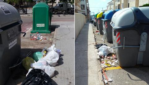 L’Ajuntament activa un protocol contra l’acumulació de fems als carrers de la Colònia