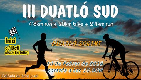 Arrenca la III Duatló Sud de la Colònia de Sant Jordi