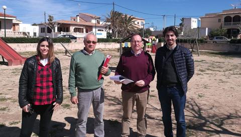 Arrenquen les obres de la Pl. Pou den Verdera de la Colònia de Sant Jordi