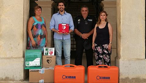 Ses Salines es converteix en municipi cardioprotegit adherit a la Cadena de Supervivència