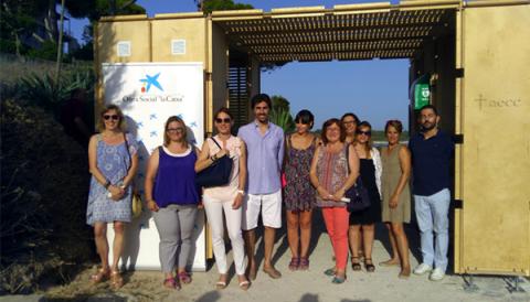 Ses Salines es converteix en el primer municipi del món en instal·lar un 'Hi Sun point' a la platja del Port de la Colònia de Sant Jordi.